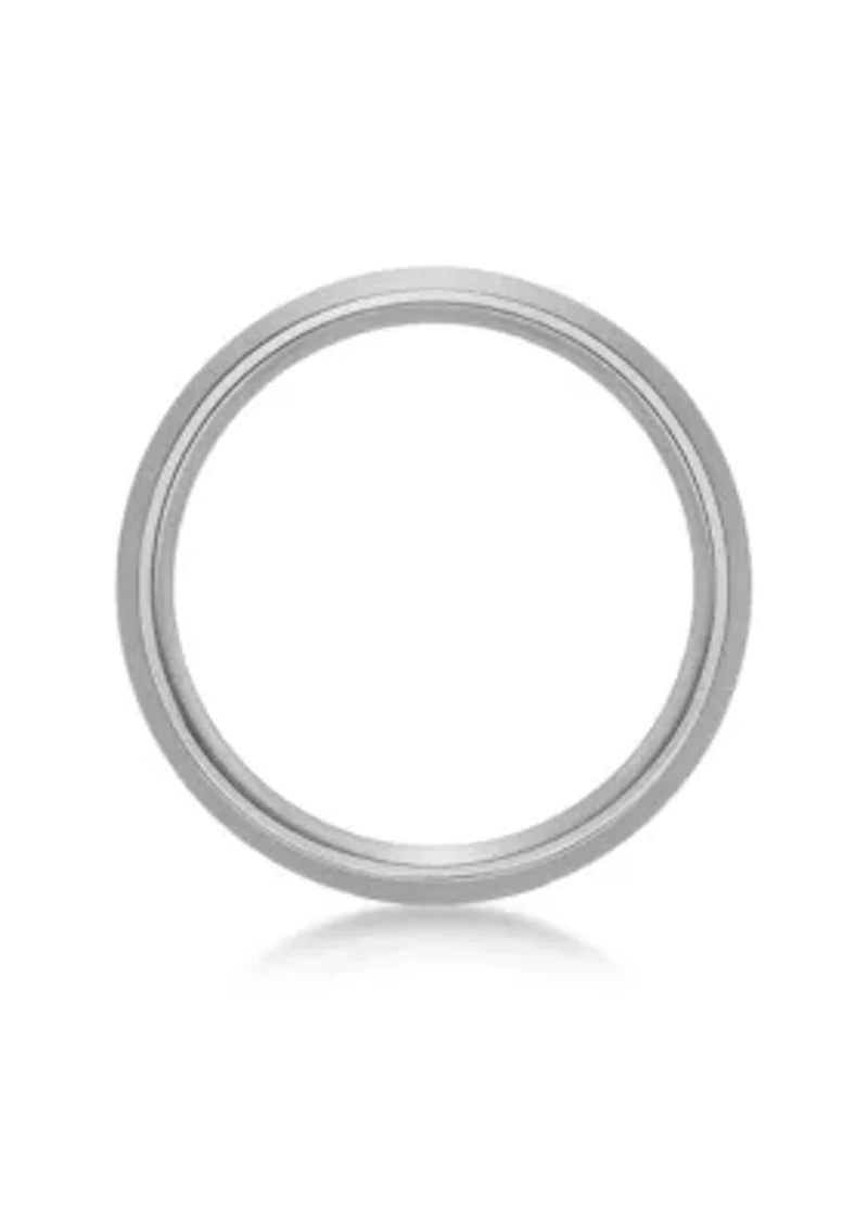 Stainless Steel Beveled Edge Ring - 8MM