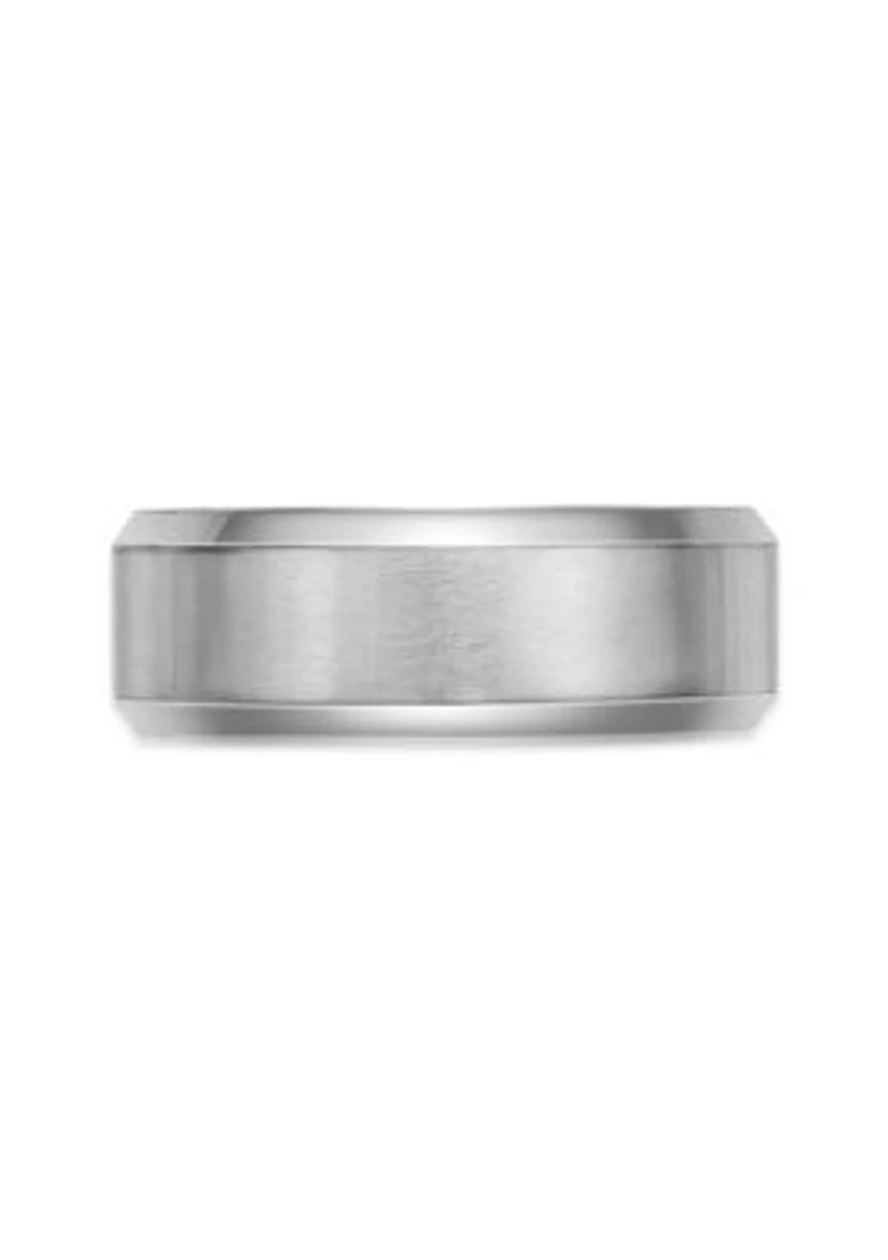 Stainless Steel Beveled Edge Ring - 8MM