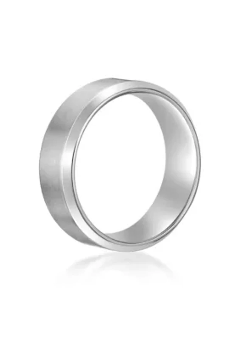 Stainless Steel Beveled Edge Ring - 8MM