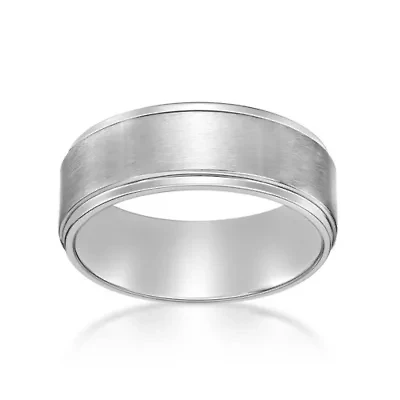 Stainless Steel Flat Edge Ring - 8MM
