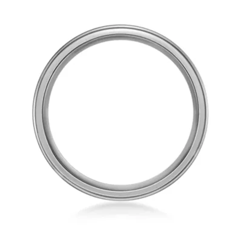 Stainless Steel Flat Edge Ring - 8MM