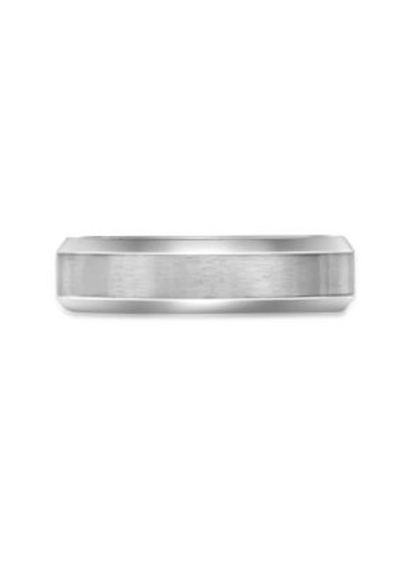 Stainless Steel Beveled Edge Ring - 6MM
