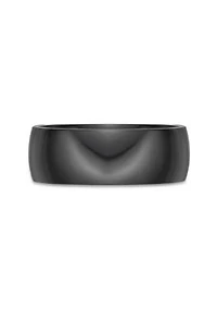 Black Zirconium Ring - 8MM