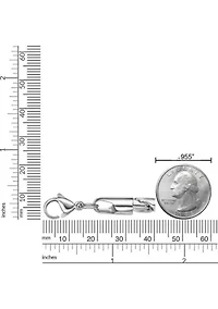 4.5mm Twist Chain in Necklace in Stainless Steel