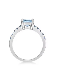 2 1/3 ct. t.w. Blue Topaz and London Ring Sterling Silver