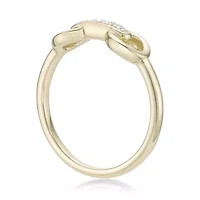 Lab Created Gemminded Lab-Grown Diamond Accent Ring 18k Gold Over Silver