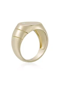 Lab Created Gemminded Lab-Grown Diamond Accent Ring 18k Gold Over Silver