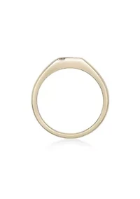 Lab Created Gemminded Lab-Grown Diamond Accent Ring 18k Gold Over Silver