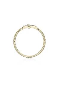 Lab Created Gemminded Lab-Grown Diamond Accent Ring 18k Gold Over Silver