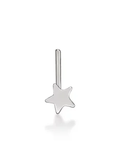 Lila Moon Star L-Shaped Nose Stud 14K Gold