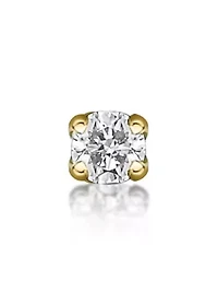 Lila Moon Diamond Accent Nose Stud in 14K Gold