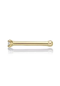 Lila Moon Diamond Accent Nose Stud in 14K Gold