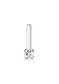 Lila Moon Diamond Accent 90 Degree Nose Stud in 14K Gold
