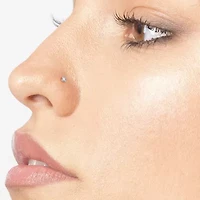 Lila Moon Diamond Accent 90 Degree Nose Stud in 14K Gold