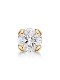 Lila Moon Diamond Accent Nose Stud in 14K Gold