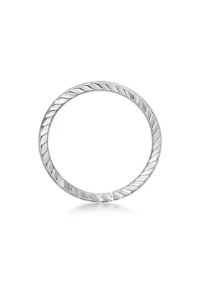 Lila Moon 8mm Textured Seamless Nose Ring 14K Gold