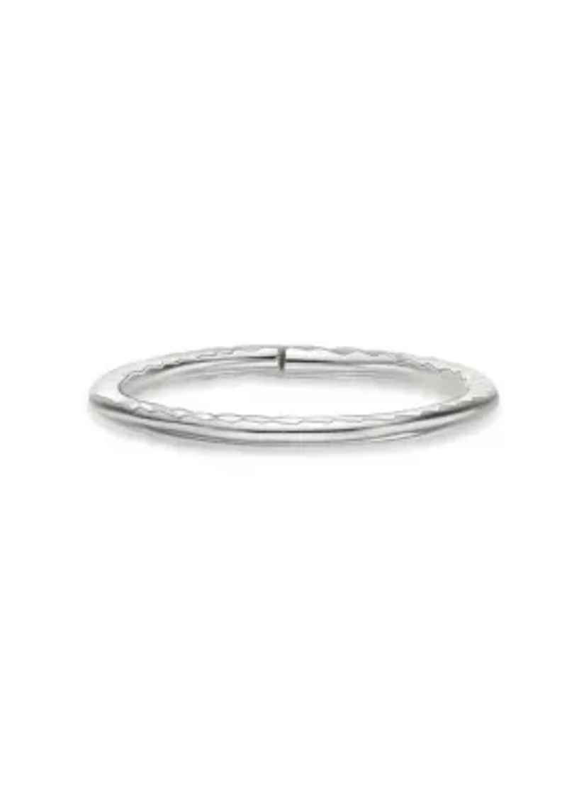 Lila Moon 8mm Textured Seamless Nose Ring 14K Gold