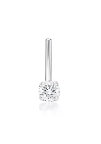 Lila Moon Diamond Accent L-Shape Nose Stud in 14K Gold