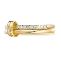 Lab Created Gemminded 7/8 ct. t.w. Lab-Grown Diamond Ring 18k Gold Over Silver