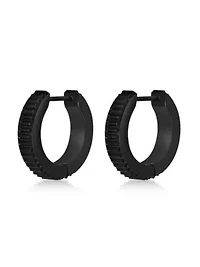 Hoop Earrings Ion Plated Stainless Steel