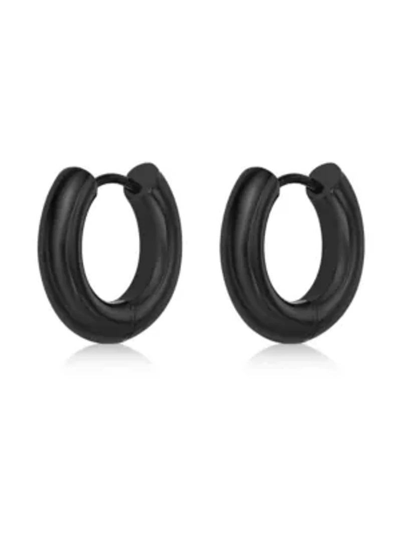 Hoop Earrings Ion Plated Stainless Steel
