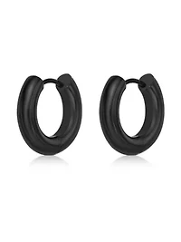 Hoop Earrings Ion Plated Stainless Steel