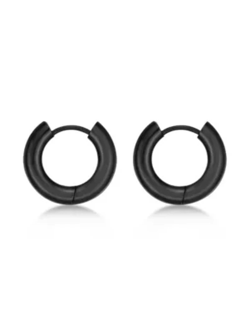 Hoop Earrings Ion Plated Stainless Steel