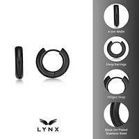Hoop Earrings Ion Plated Stainless Steel