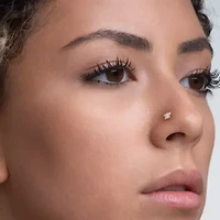 Lab Created Lila Moon 1/10 Carat T.W. Lab-Grown Diamond Butterfly Nose Ring in 14K Gold