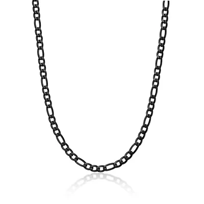 6MM Stainless Steel Figaro Necklace