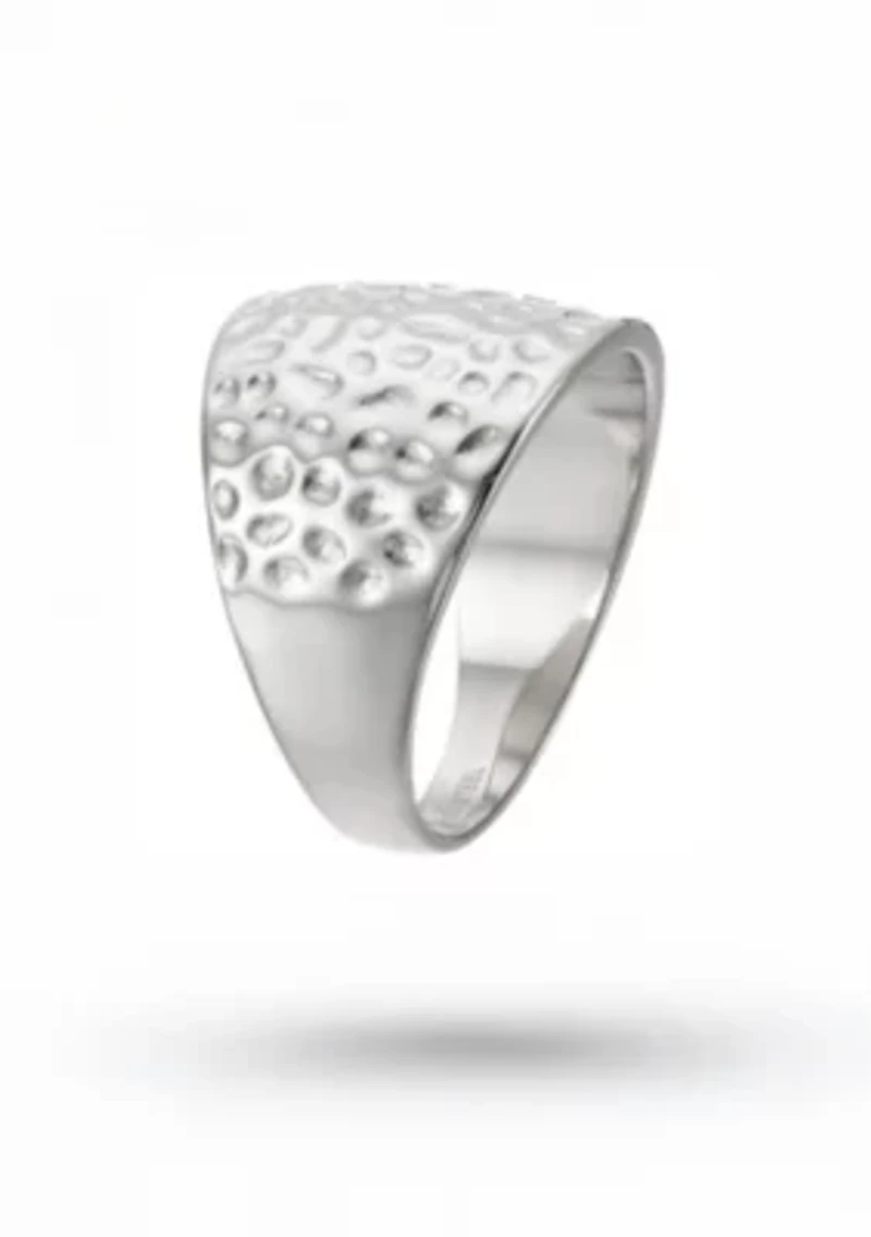 Stainless Steel Textured Ring