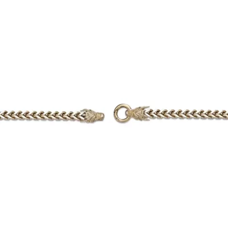Stainless Steel Dragon Head Wheat Chain Bracelet