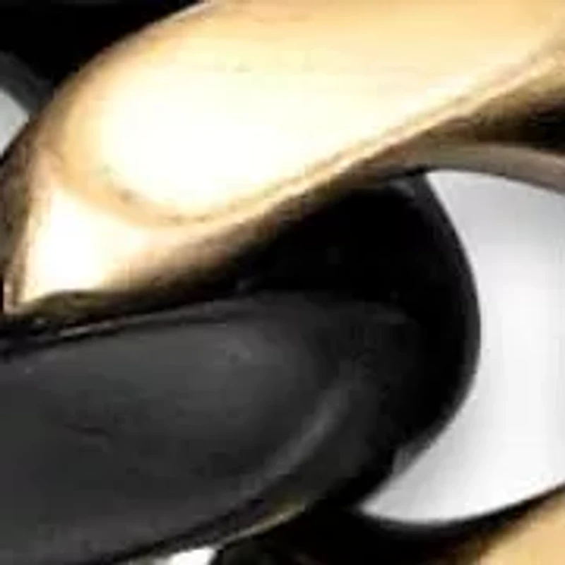 Matte Black Ion-Plated Stainless Steel mm Cuban Chain Necklace