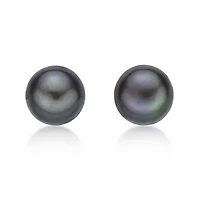 Sterling Silver Pearl Stud Earrings