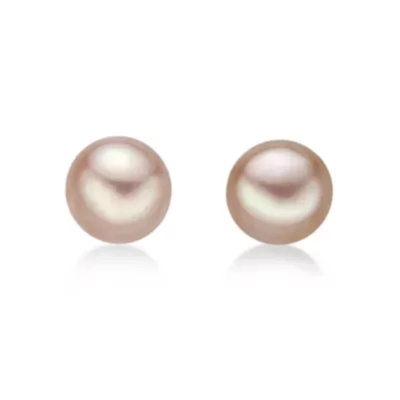 Sterling Silver Pearl Stud Earrings