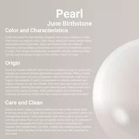 Sterling Silver Pearl Stud Earrings