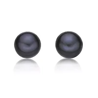 Sterling Silver Double Pearl Earrings