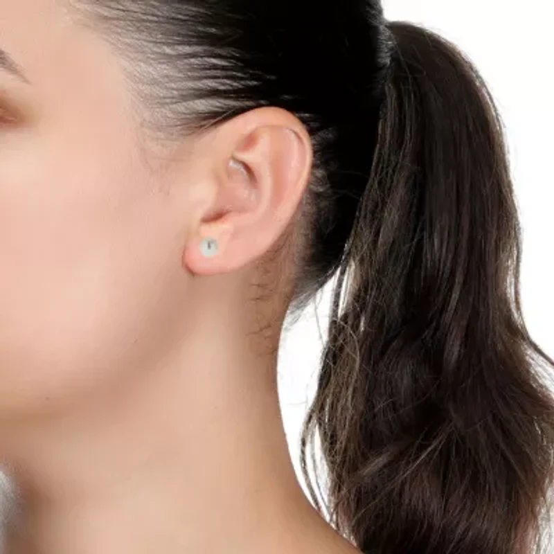 Sterling Silver 5MM Pearl Stud Earrings