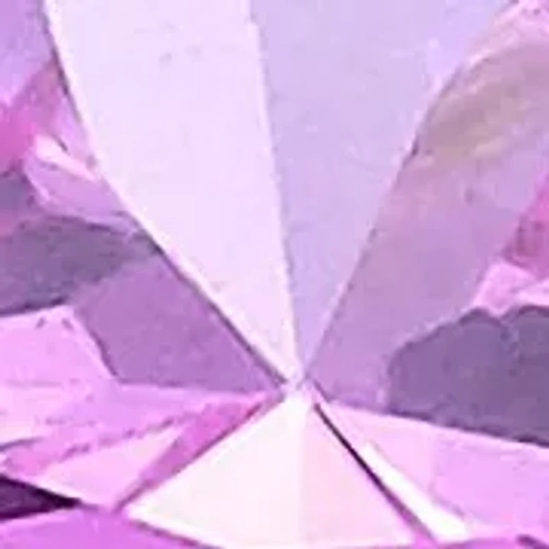 Lab Created 1 ct. t.w. Pink Sapphire and White Ring 2 Micron Gold Plated Silver