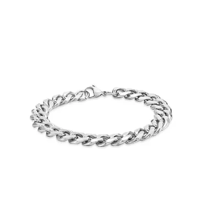 Stainless Steel Classic Curb Chain Bracelet