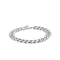 Stainless Steel Classic Curb Chain Bracelet