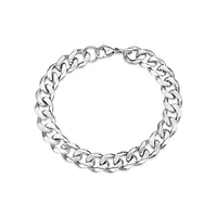 Stainless Steel Classic Curb Chain Bracelet