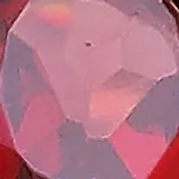 2 ct. t.w. Garnet and Created White Sapphire Ring Micron 18k Gold Plated Silver