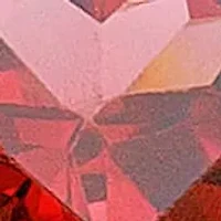 7/8 ct. t.w. Garnet and Diamond Accent Ring 2 Micron 18k Gold Plated Silver