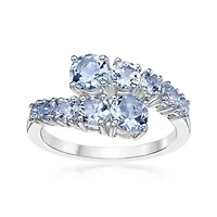 1.86 ct. t.w. Aquamarine Ring 10K White Gold