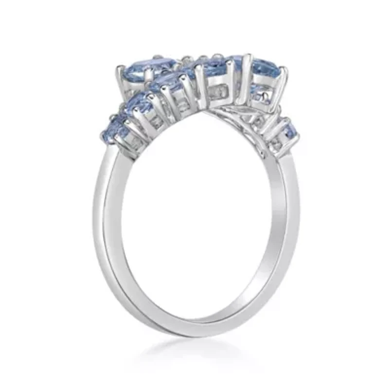 1.86 ct. t.w. Aquamarine Ring 10K White Gold
