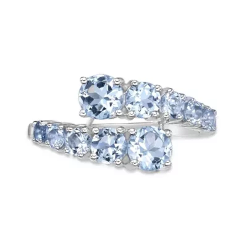 1.86 ct. t.w. Aquamarine Ring 10K White Gold