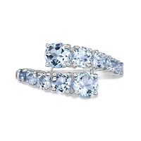 1.86 ct. t.w. Aquamarine Ring 10K White Gold