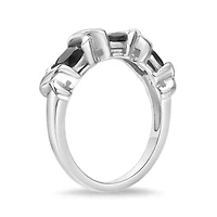 1 3/4 ct. t.w. Black Onyx Ring Sterling Silver