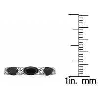 1 3/4 ct. t.w. Black Onyx Ring Sterling Silver